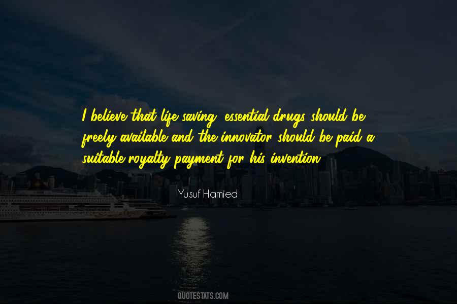 Yusuf Hamied Quotes #1169067