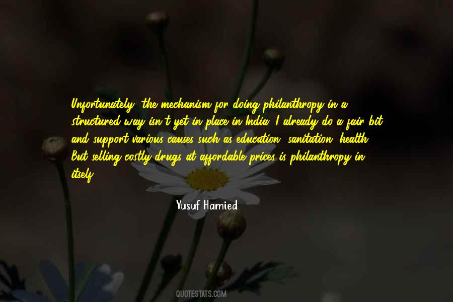 Yusuf Hamied Quotes #1334417