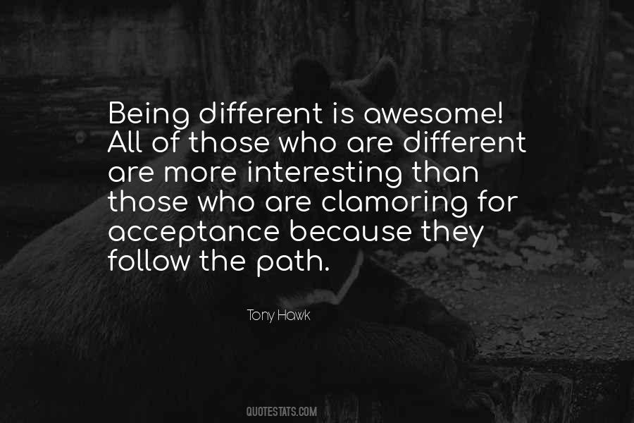 Quotes About Being Different #26272