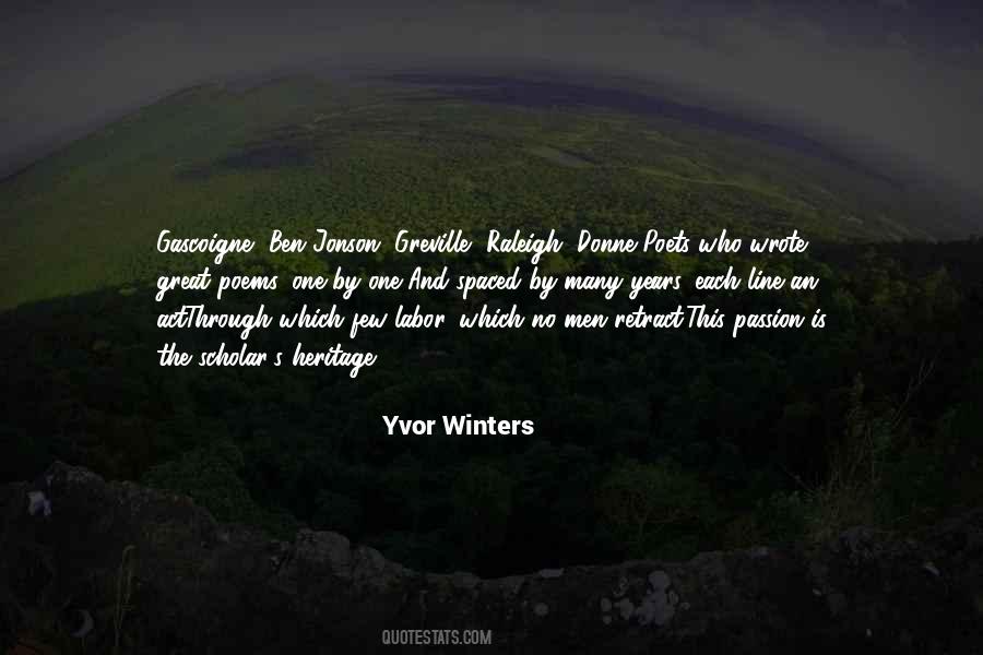 Yvor Winters Quotes #584531
