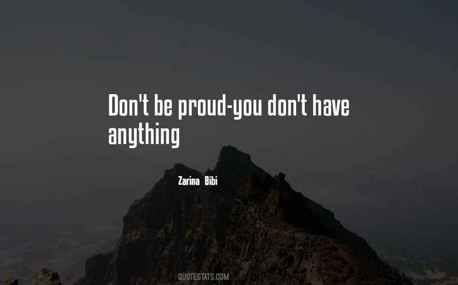 Zarina Bibi Quotes #1593348