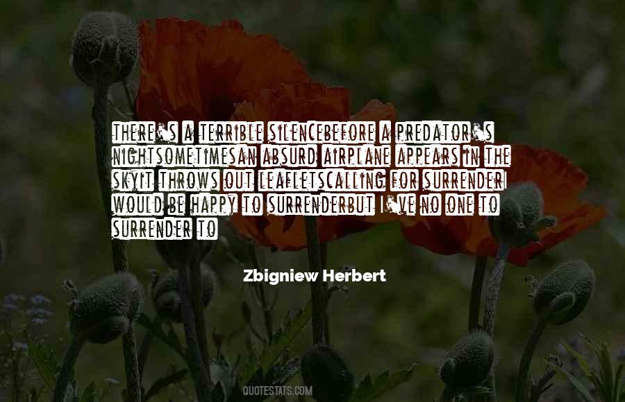 Zbigniew Herbert Quotes #1188344