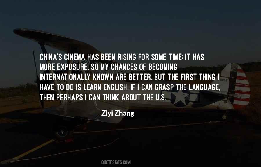 Zhang Ziyi Quotes #200222