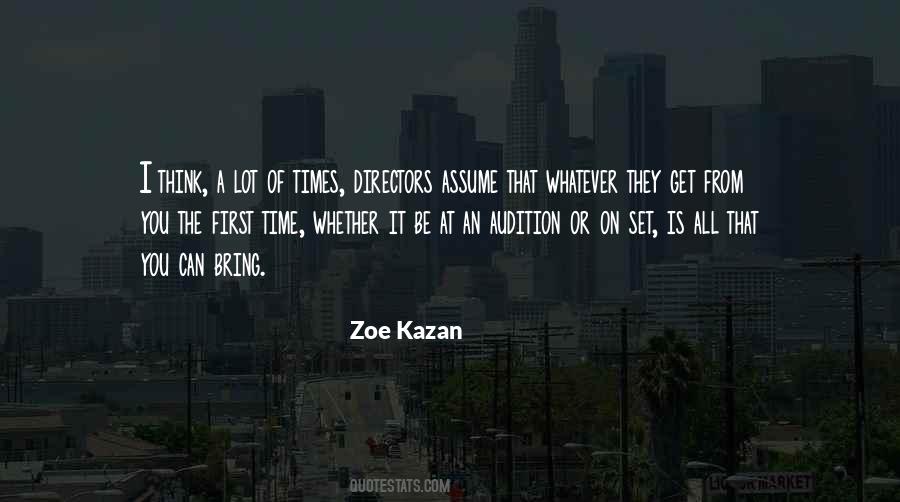 Zoe Kazan Quotes #596661