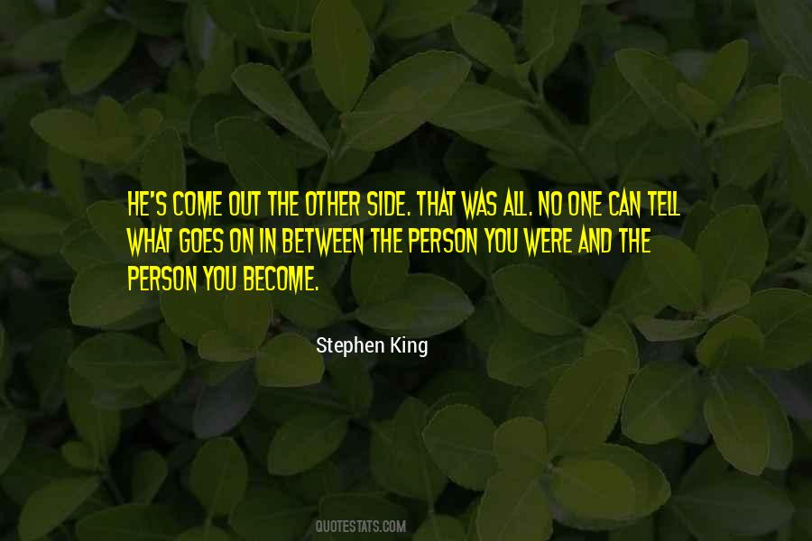 Quotes About The Person You Become #1788686