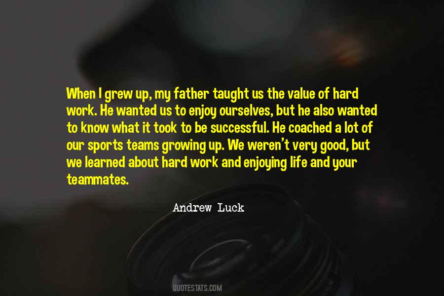 Quotes About Hard Work And Luck #518296