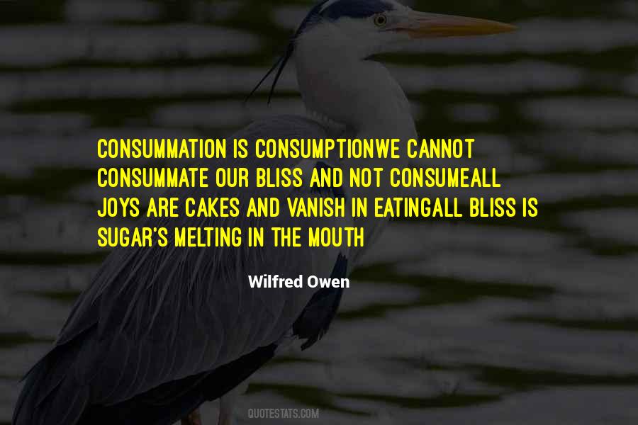 Quotes About Consummation #1307185