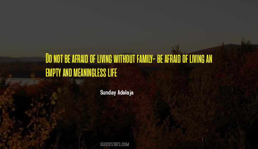 Quotes About Life Without Family #840213