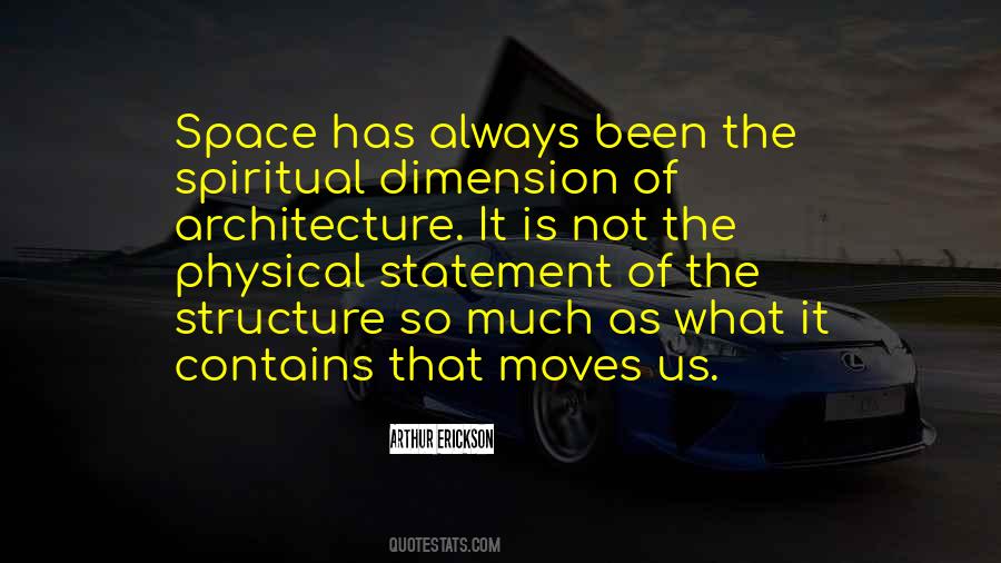 Quotes About Space Architecture #749432