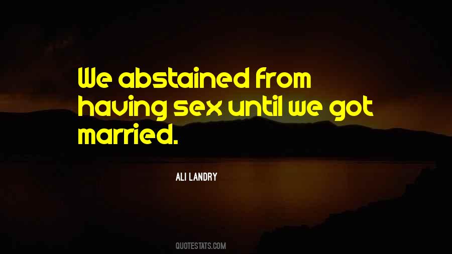 Abstained Quotes #1298097