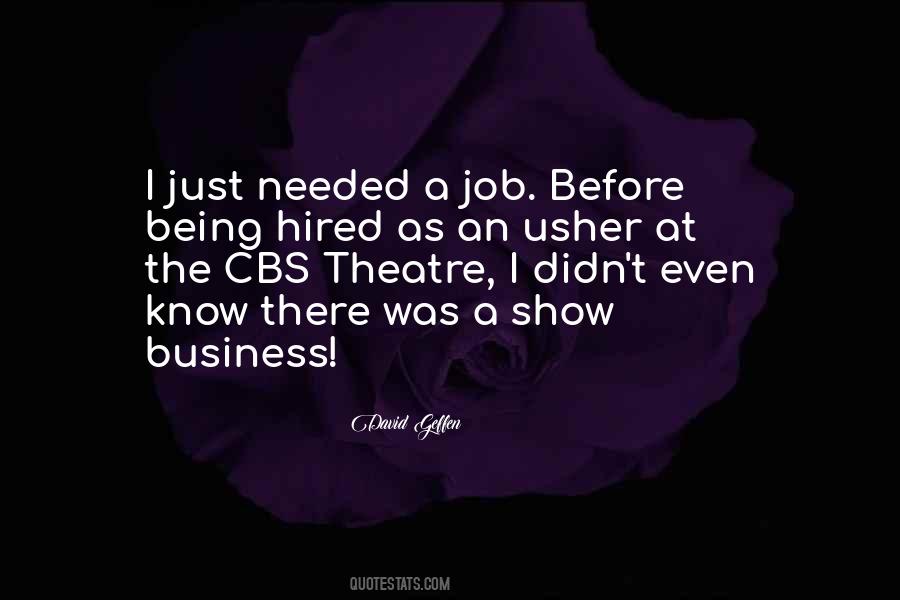 Quotes About Show Business #1326113