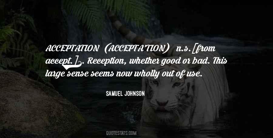 Acceptation Quotes #978252