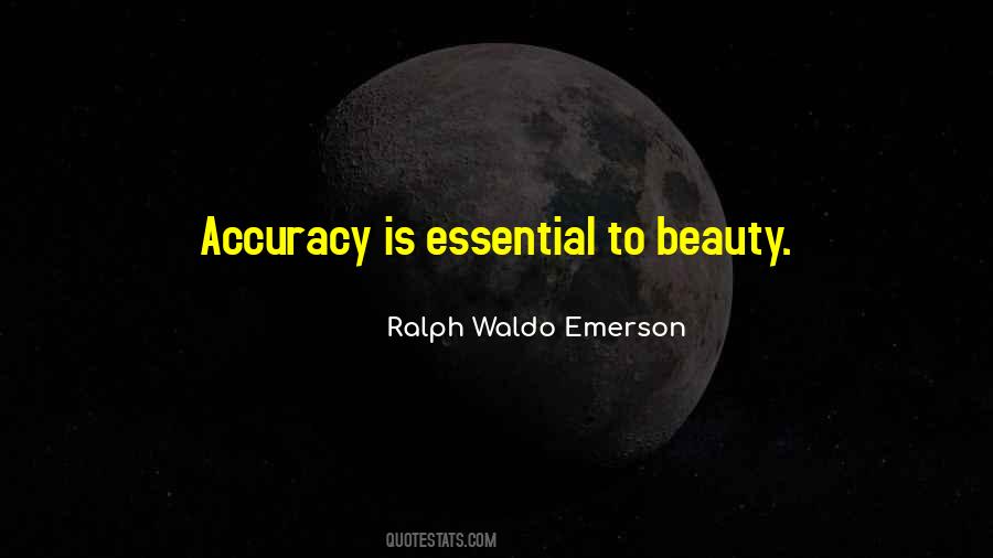 Accuracy's Quotes #112519