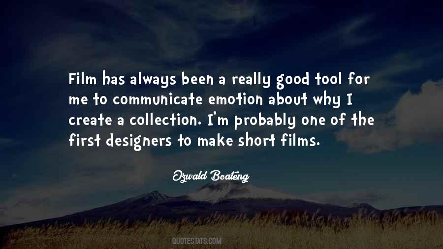 Quotes About Short Films #1189284