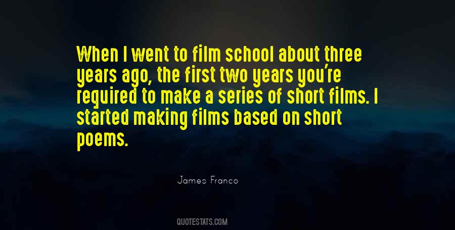 Quotes About Short Films #1244089