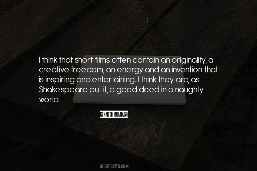 Quotes About Short Films #1600988