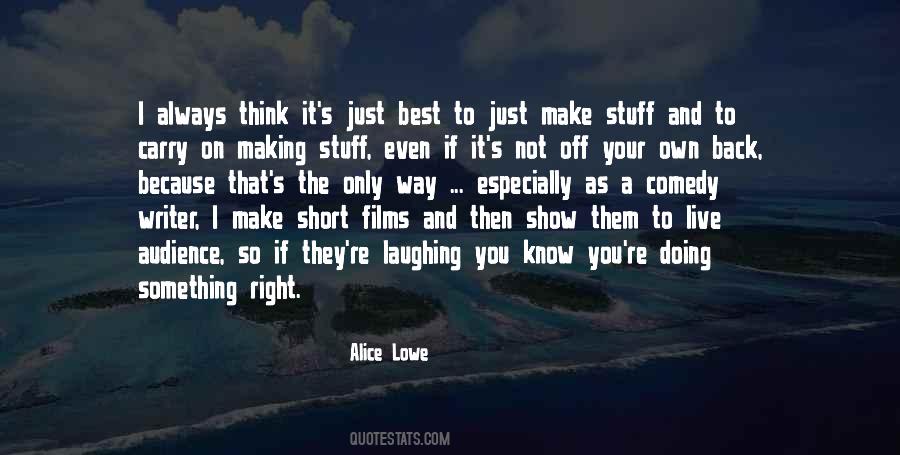 Quotes About Short Films #1851412