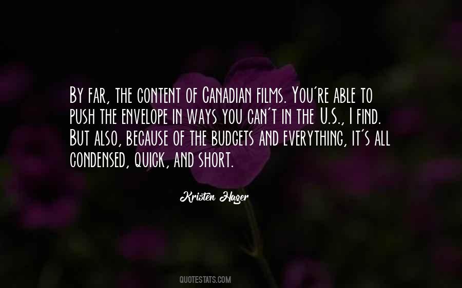 Quotes About Short Films #289102