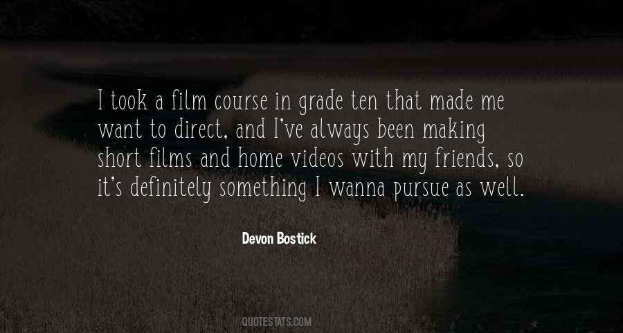 Quotes About Short Films #323840