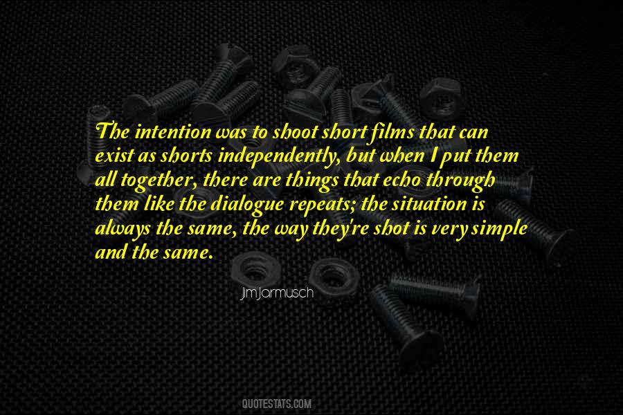 Quotes About Short Films #430363