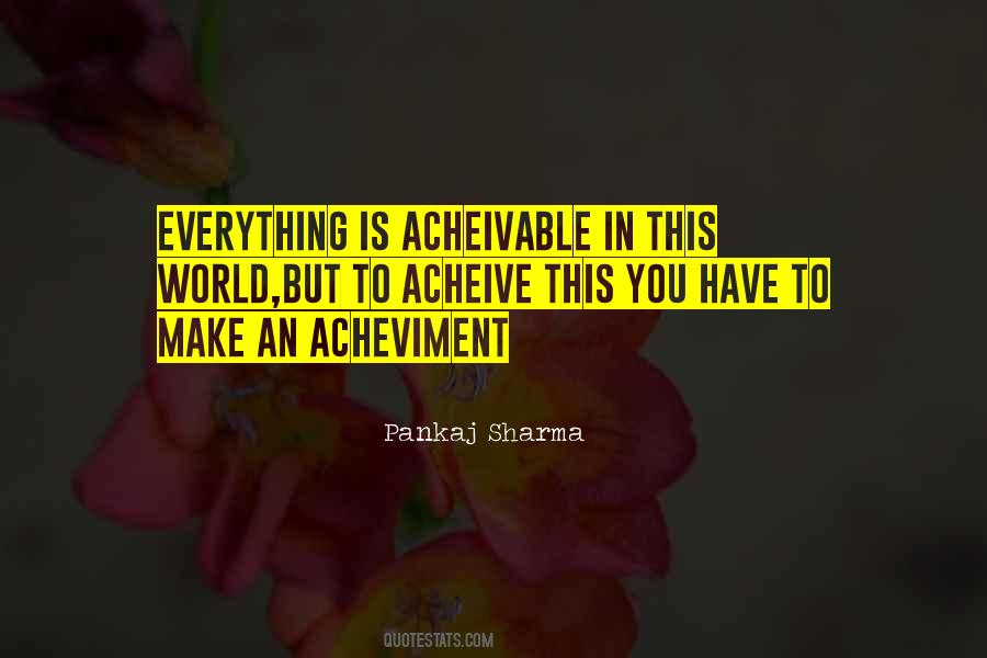 Acheviment Quotes #191900