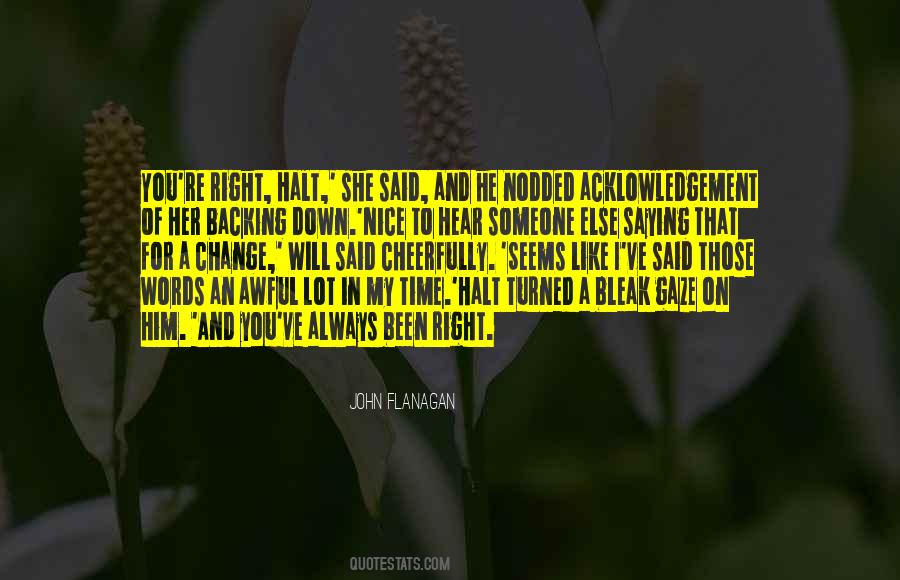 Acklowledgement Quotes #96817