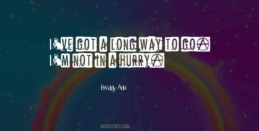 Quotes About Long Way To Go #526357