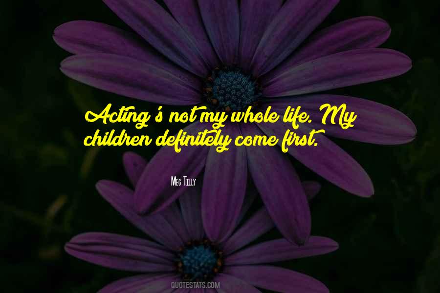 Acting's Quotes #1499084