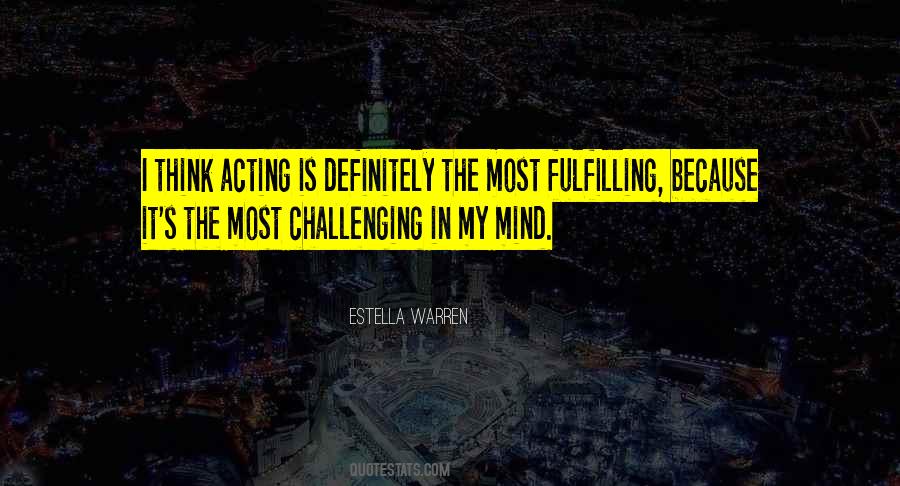 Acting's Quotes #54952