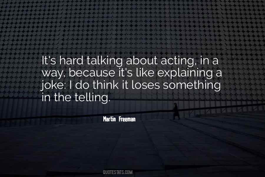 Acting's Quotes #5747