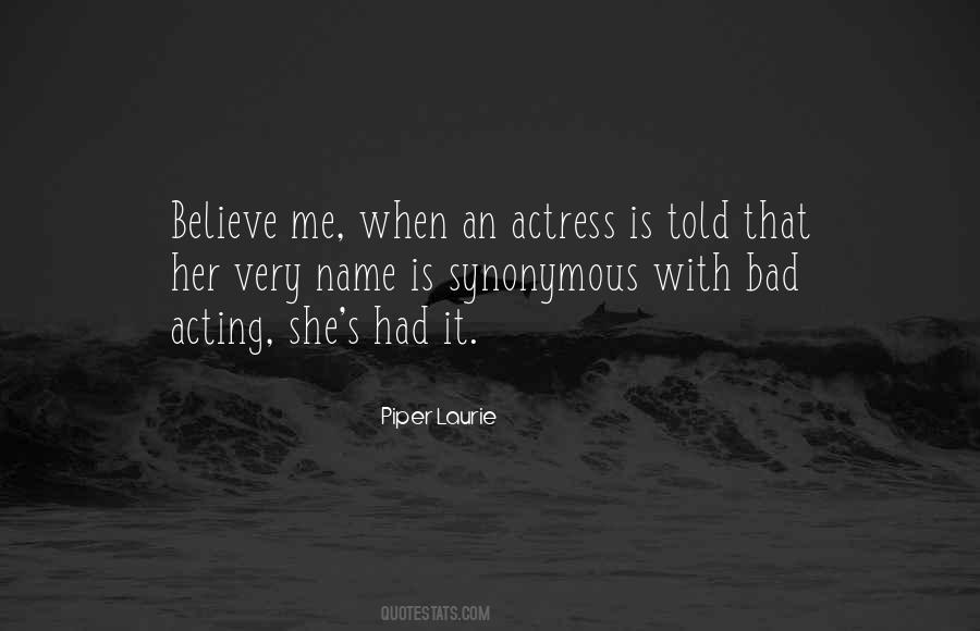 Actress's Quotes #450628