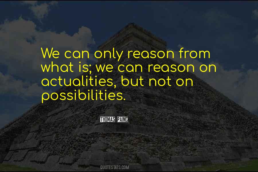 Actualities Quotes #1019574