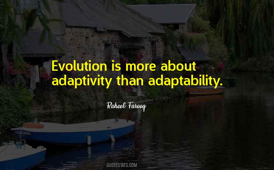 Adaptivity Quotes #307245