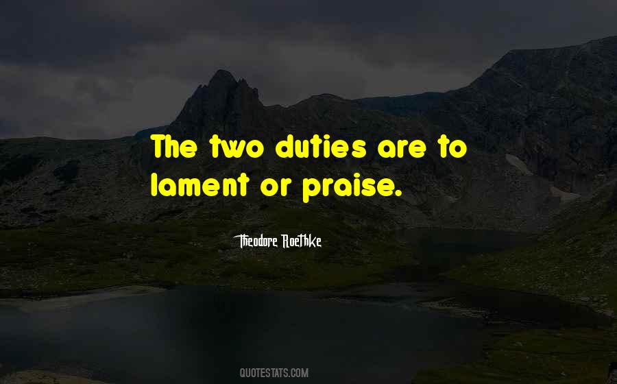 Quotes About Duties #1389787