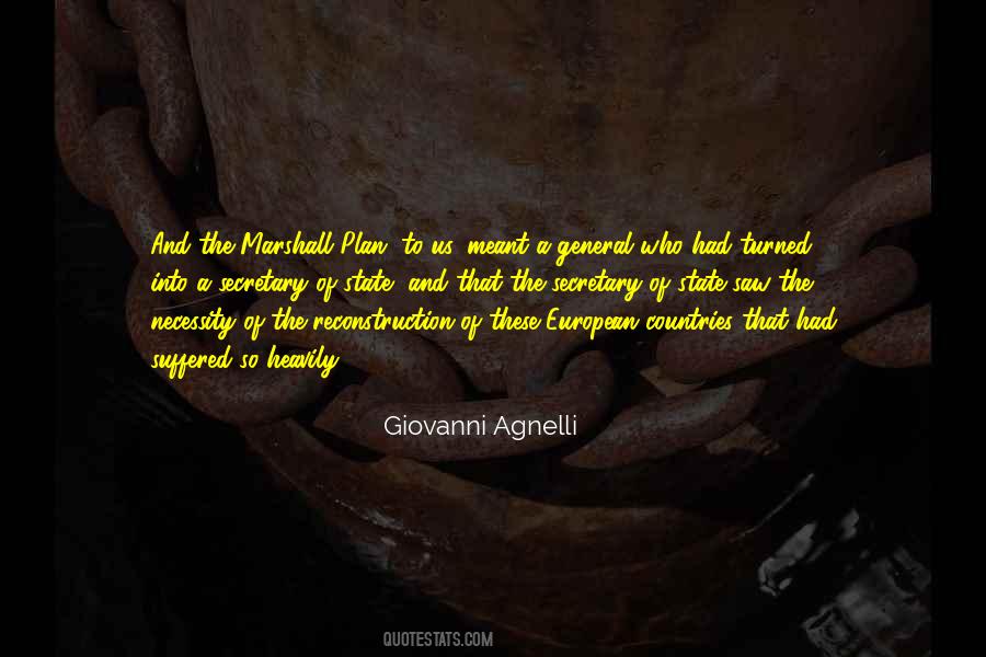 Quotes About The Marshall Plan #1580567