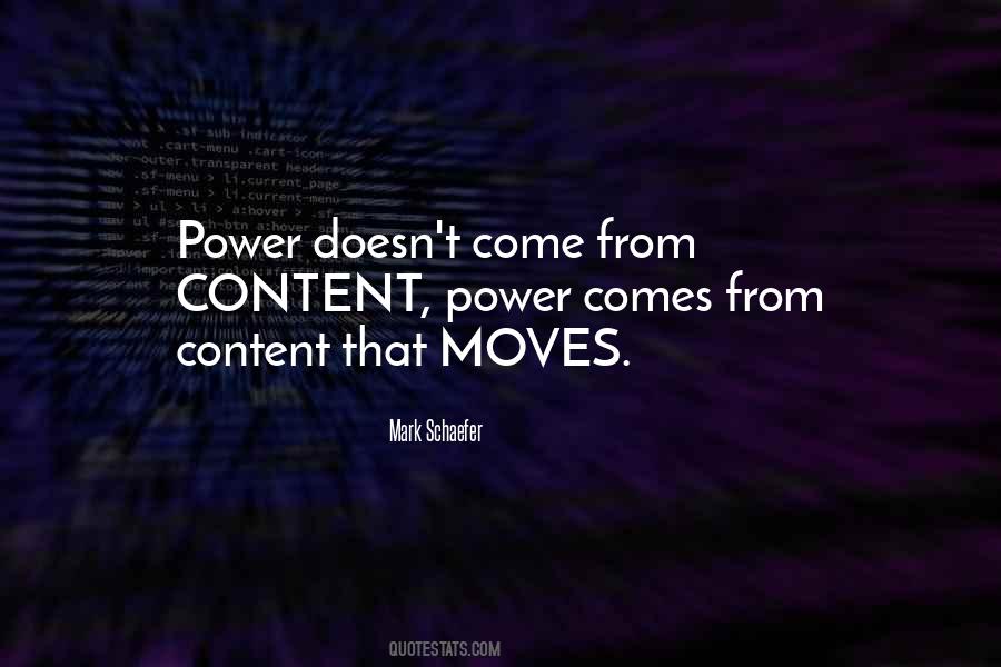 Quotes About Power Moves #214960