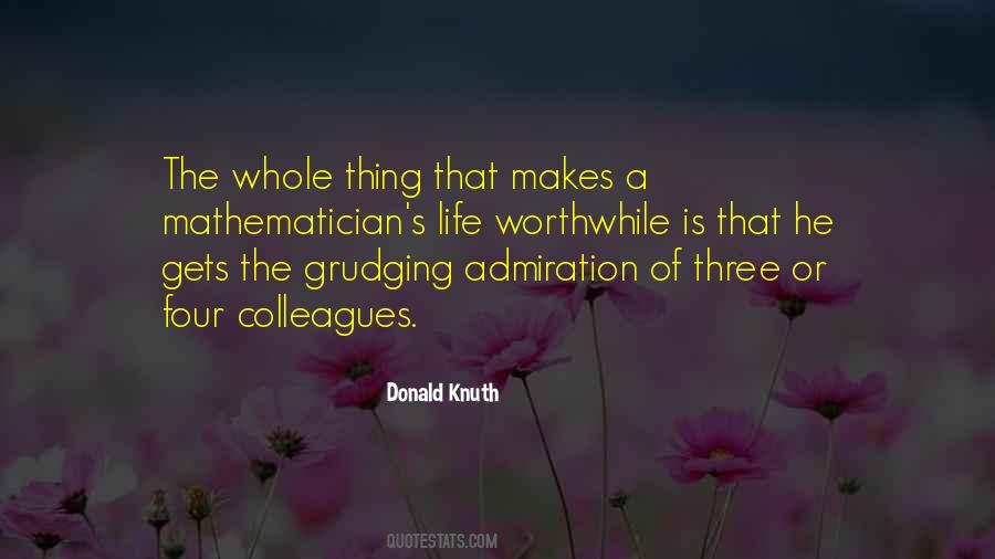 Admiration's Quotes #225006