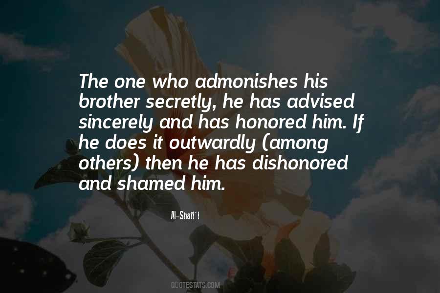 Admonishes Quotes #466332