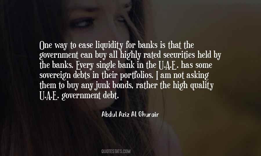 Quotes About Sovereign Debt #1075316