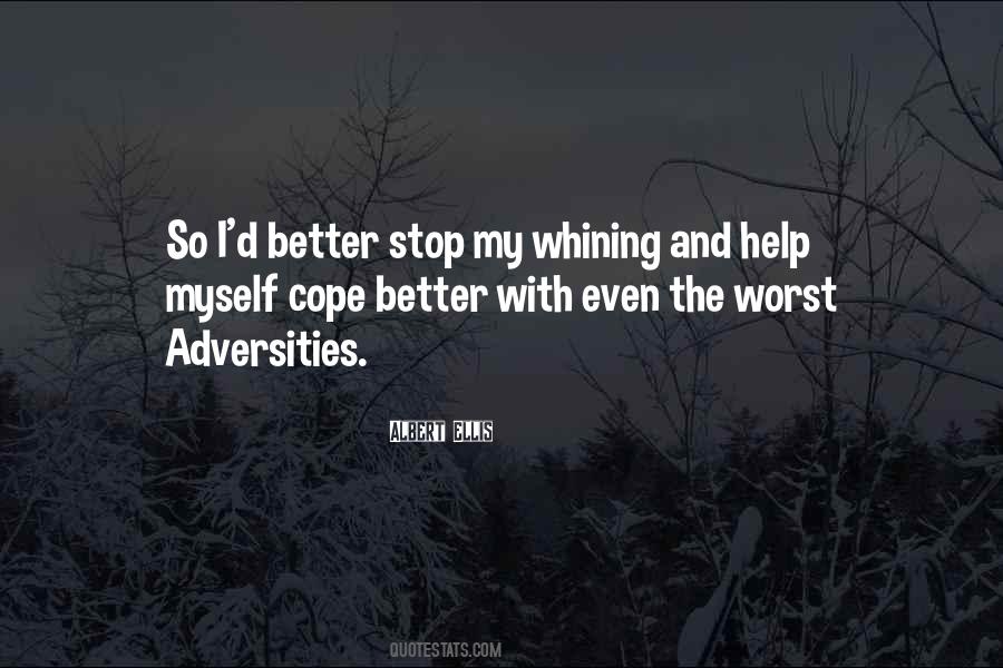 Adversities Quotes #1707000