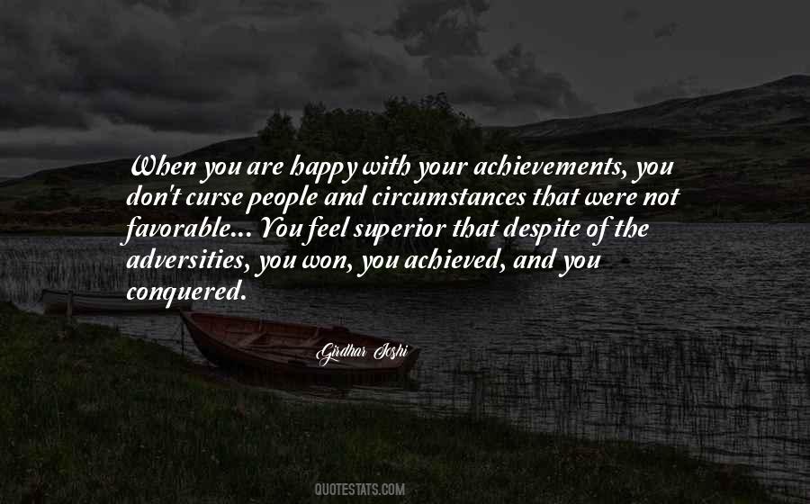 Adversities Quotes #228418