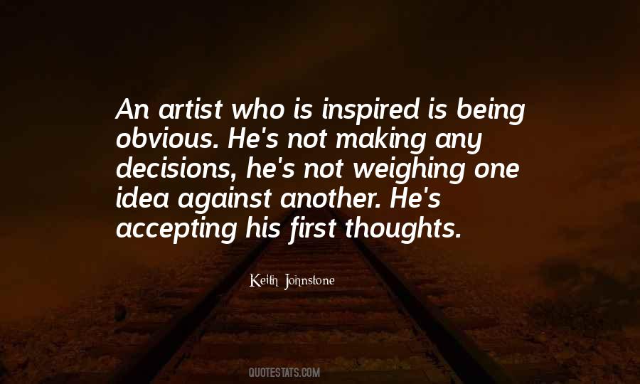 Quotes About Being Inspired #340902