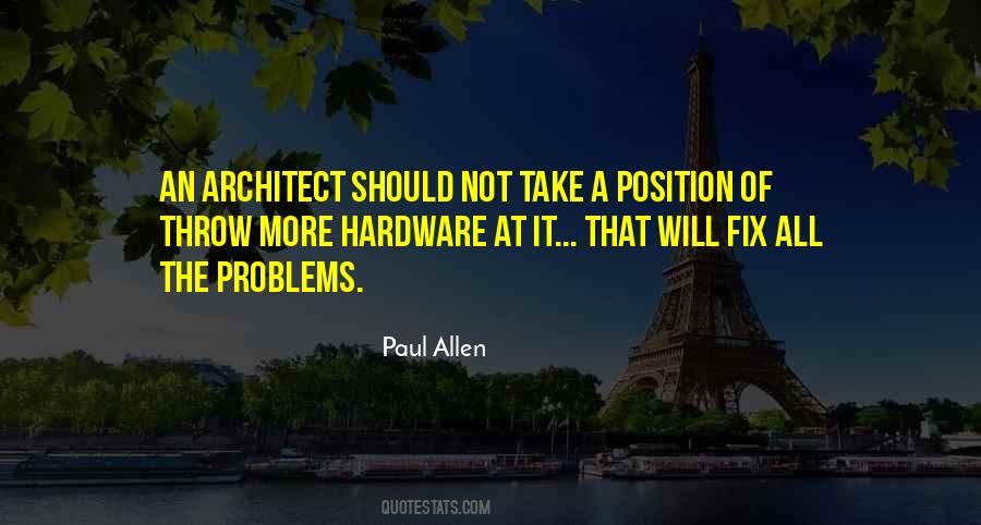 Quotes About Hardware #810364