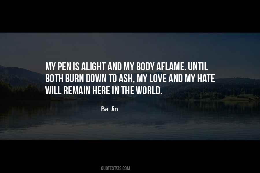 Aflame Quotes #1312674