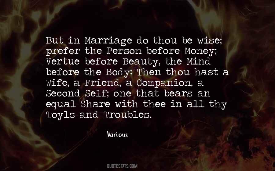 Quotes About A Second Marriage #123278