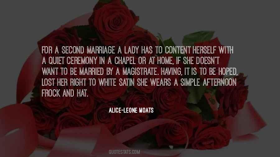 Quotes About A Second Marriage #968780