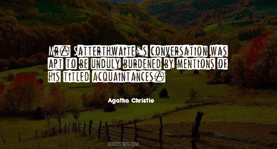 Agatha's Quotes #535677