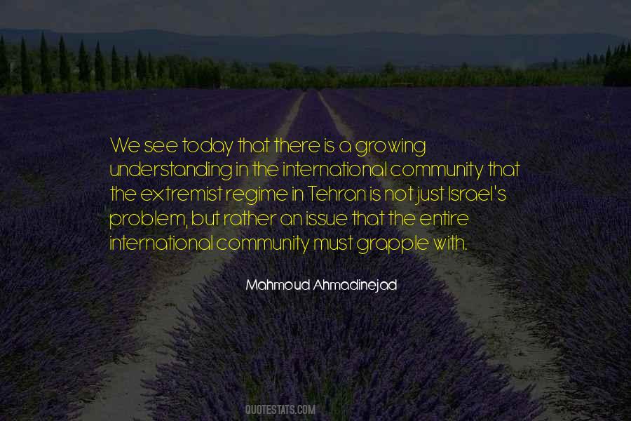 Ahmadinejad's Quotes #589873