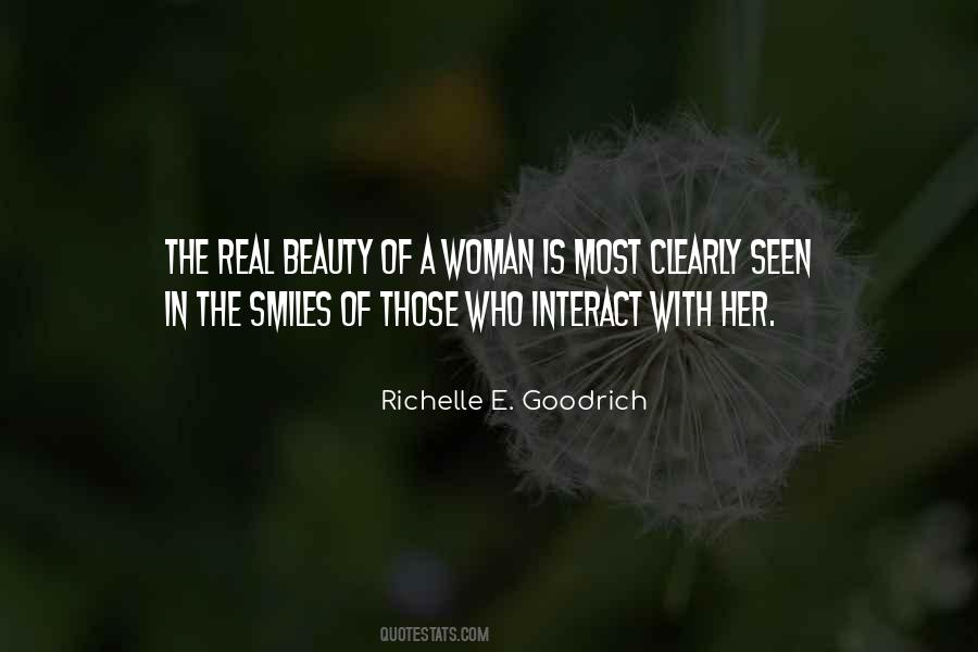 Quotes About The Real Beauty Of A Woman #1783798