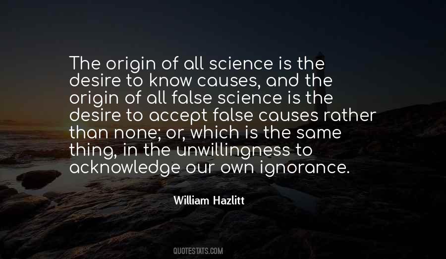 Quotes About Knowledge And Ignorance #243579